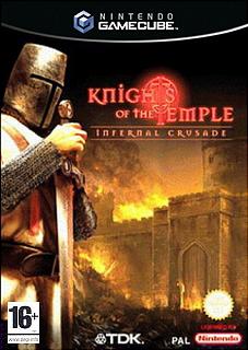 Front boxart of the game Knights of the Temple - Infernal Crusade (Europe) on Nintendo GameCube