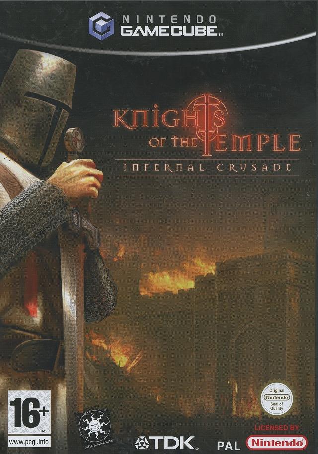 Front boxart of the game Knights of the Temple - Infernal Crusade (France) on Nintendo GameCube