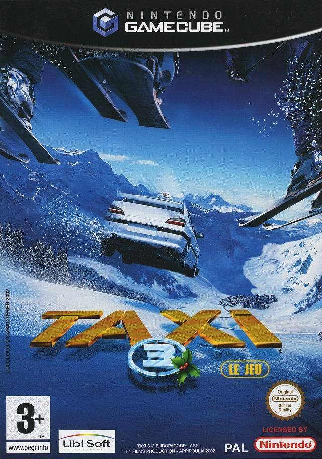 Front boxart of the game Taxi 3 - Le Jeu (Europe) on Nintendo GameCube