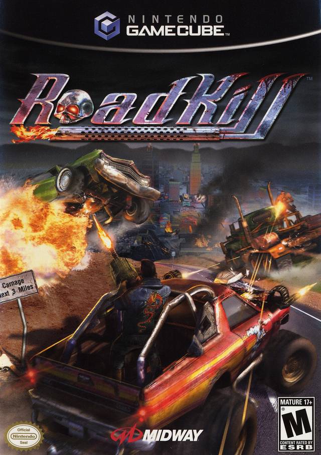 Front boxart of the game RoadKill (United States) on Nintendo GameCube