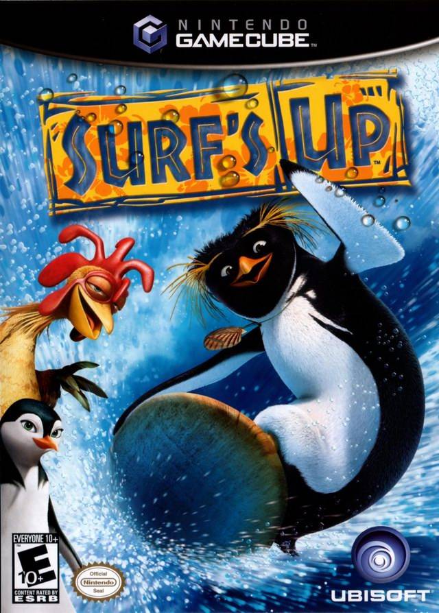 Front boxart of the game Surf's Up (United States) on Nintendo GameCube