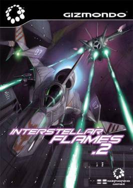 Front boxart of the game Interstellar Flames 2 on Tiger Gizmondo