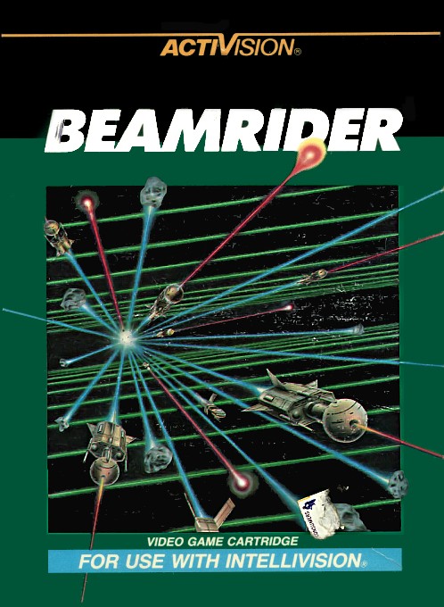 Front boxart of the game Beamrider on Mattel Intellivision