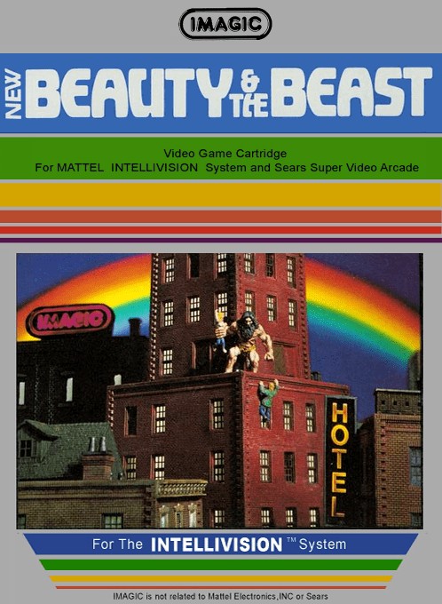 Front boxart of the game Beauty and the Beast on Mattel Intellivision
