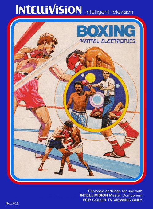 Front boxart of the game Boxing on Mattel Intellivision
