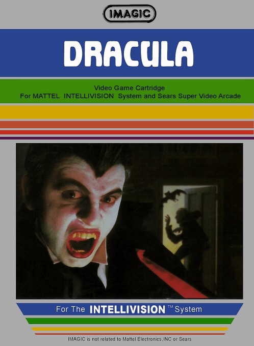 Front boxart of the game Dracula on Mattel Intellivision