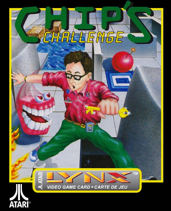 Front boxart of the game Chip's Challenge (United States) on Atari Lynx