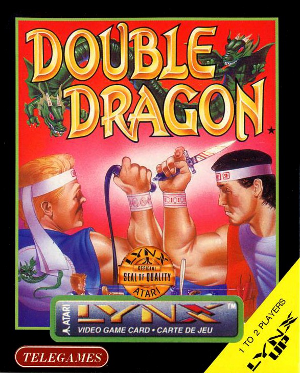 Front boxart of the game Double Dragon (United States) on Atari Lynx