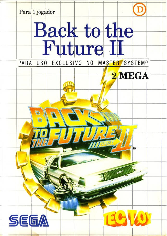 Front boxart of the game Back to the Future Part II (South America) on Sega Master System