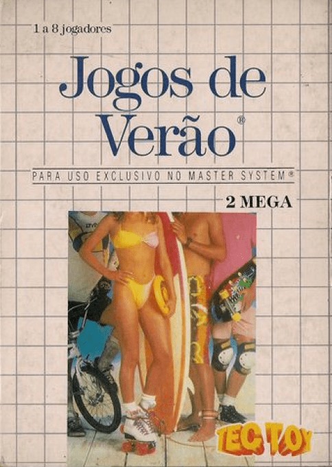 Front boxart of the game California Games (Brazil) on Sega Master System