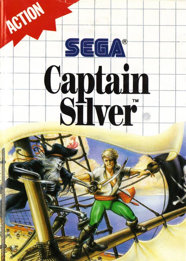 Front boxart of the game Captain Silver (United States) on Sega Master System