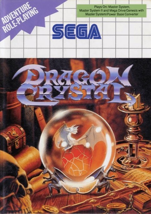 Front boxart of the game Dragon Crystal (Europe) on Sega Master System
