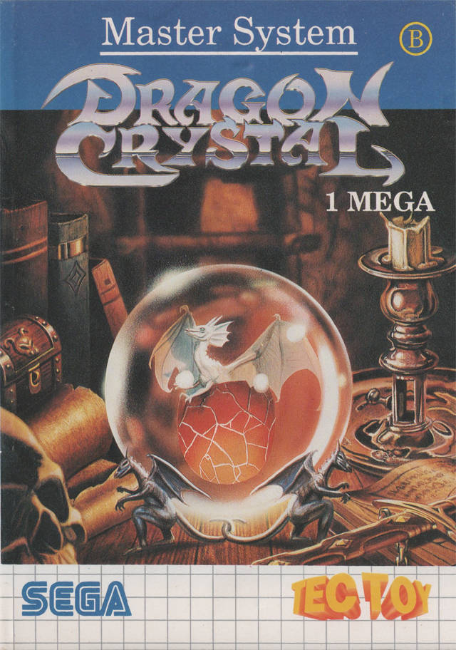 Front boxart of the game Dragon Crystal (South America) on Sega Master System