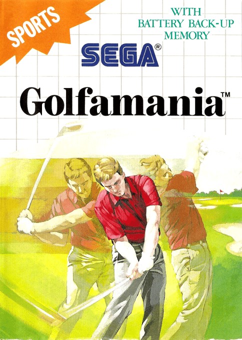 Front boxart of the game Golfamania (Canada) on Sega Master System
