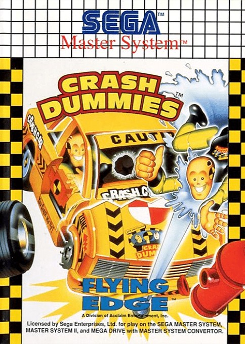Front boxart of the game Incredible Crash Dummies, The (Europe) on Sega Master System