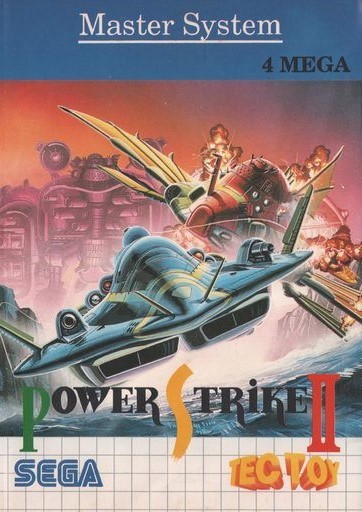 Front boxart of the game Power Strike II (South America) on Sega Master System