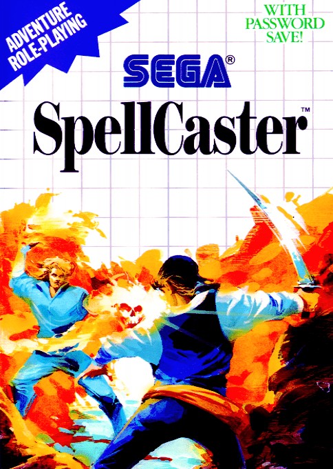 Front boxart of the game SpellCaster (Europe) on Sega Master System