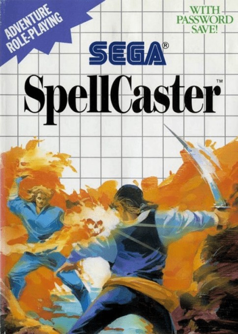 Front boxart of the game SpellCaster (United States) on Sega Master System