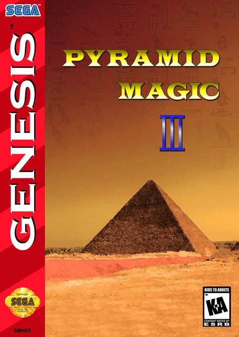 Front boxart of the game Pyramid Magic III (United States) on Sega Megadrive
