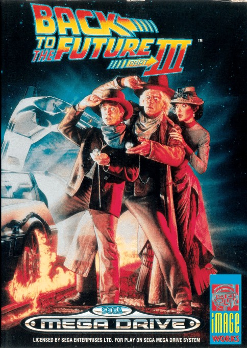 Front boxart of the game Back to the Future Part III (Europe) on Sega Megadrive