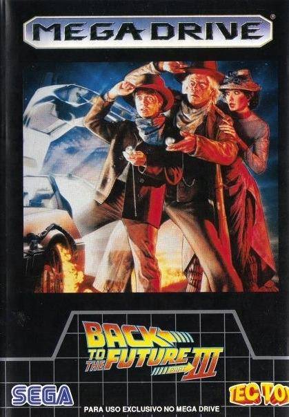 Front boxart of the game Back to the Future Part III (South America) on Sega Megadrive