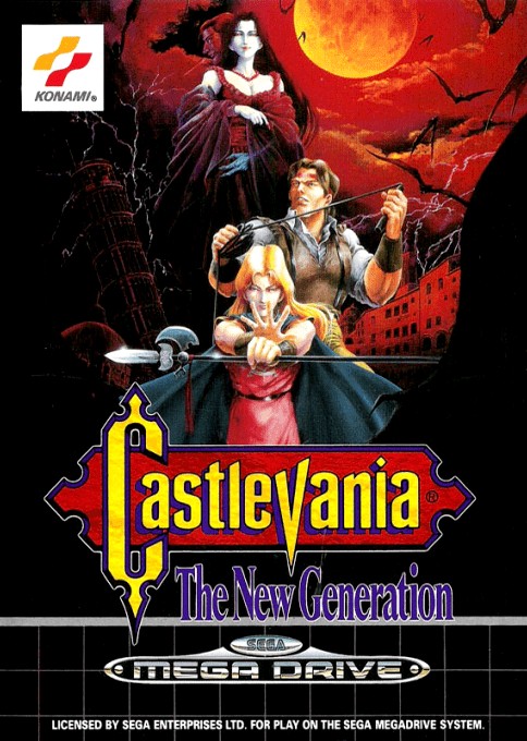 Front boxart of the game Castlevania - Bloodlines (Europe) on Sega Megadrive