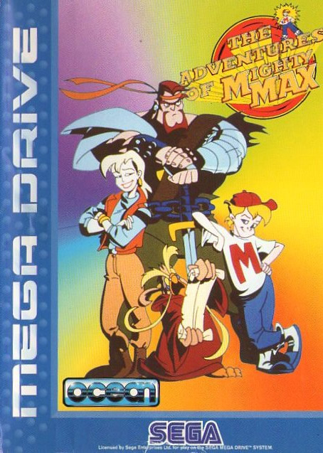 Front boxart of the game Adventures of Mighty Max, The (Europe) on Sega Megadrive