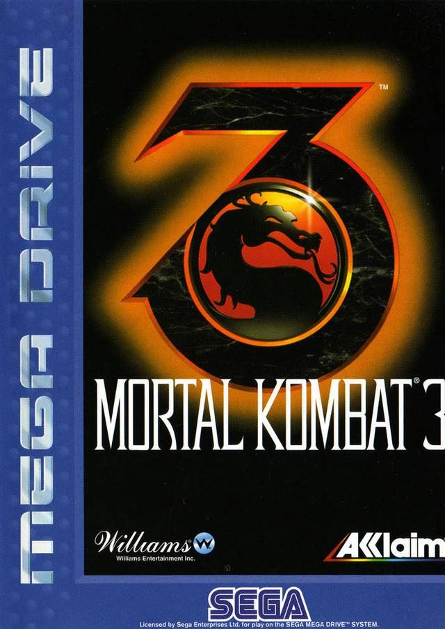 Front boxart of the game Mortal Kombat 3 (Europe) on Sega Megadrive