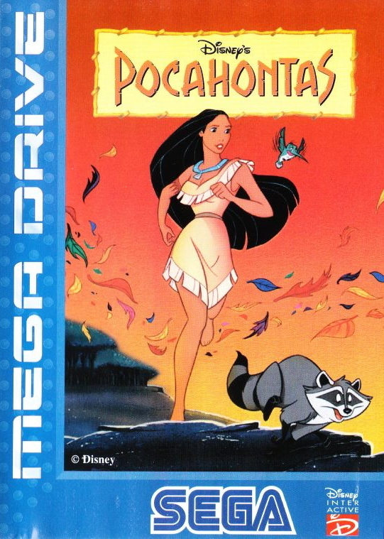 Front boxart of the game Pocahontas (Europe) on Sega Megadrive