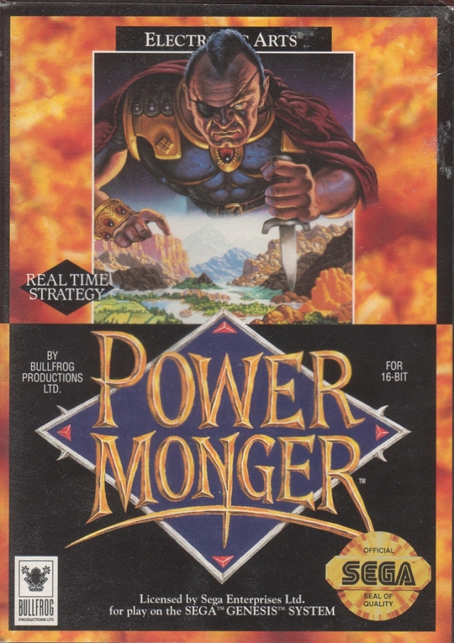 Front boxart of the game Power Monger (United States) on Sega Megadrive