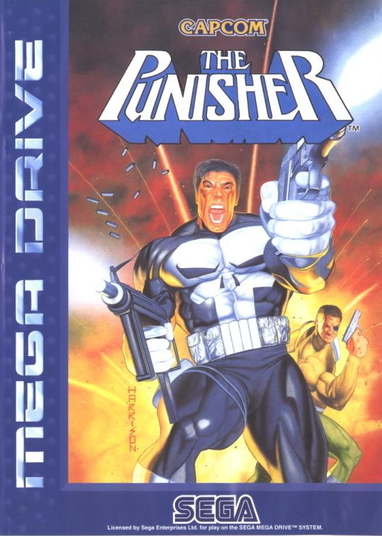 Front boxart of the game Punisher, The (Europe) on Sega Megadrive