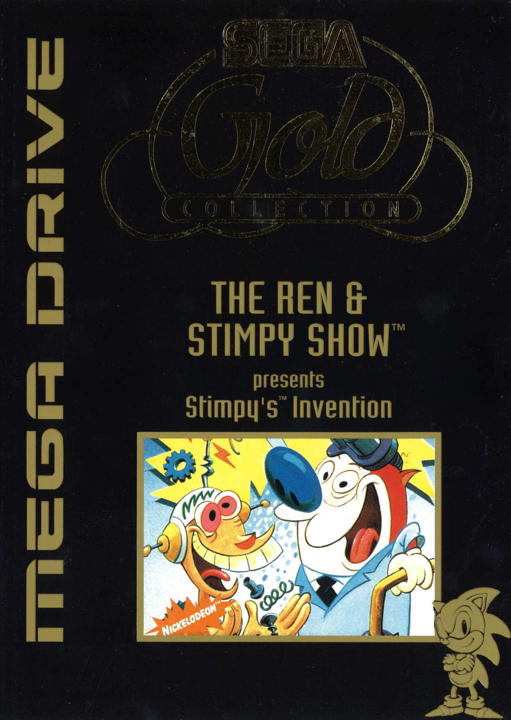 Front boxart of the game Ren and Stimpy Show, The - Stimpy's Invention (Australia) on Sega Megadrive