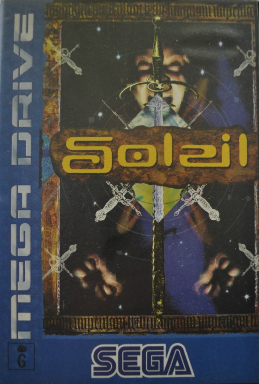Front boxart of the game Soleil (Australia) on Sega Megadrive