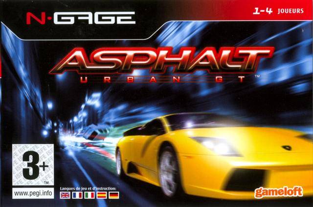 Front boxart of the game Asphalt - Urban GT (Europe) on Nokia N-Gage