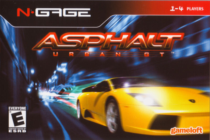 Front boxart of the game Asphalt - Urban GT (United States) on Nokia N-Gage