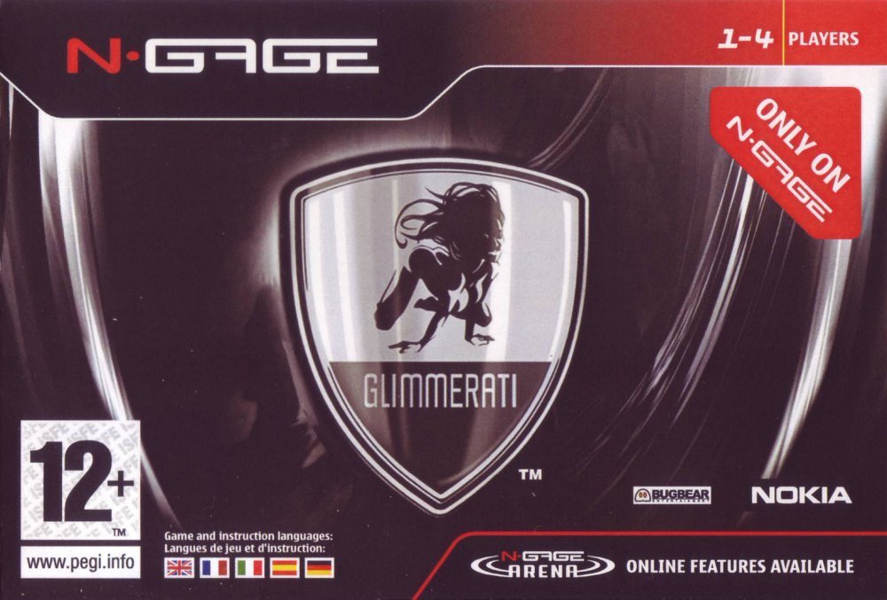 Front boxart of the game Glimmerati (Europe) on Nokia N-Gage