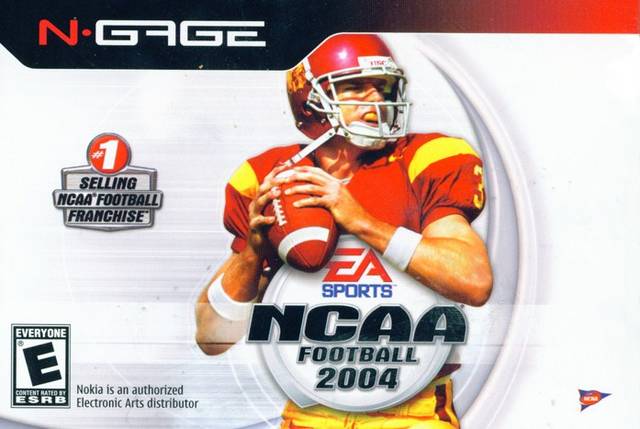 Front boxart of the game NCAA Football 2004 (United States) on Nokia N-Gage