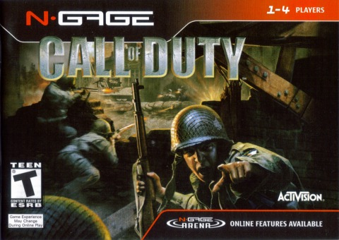 Front boxart of the game Call of Duty (United States) on Nokia N-Gage