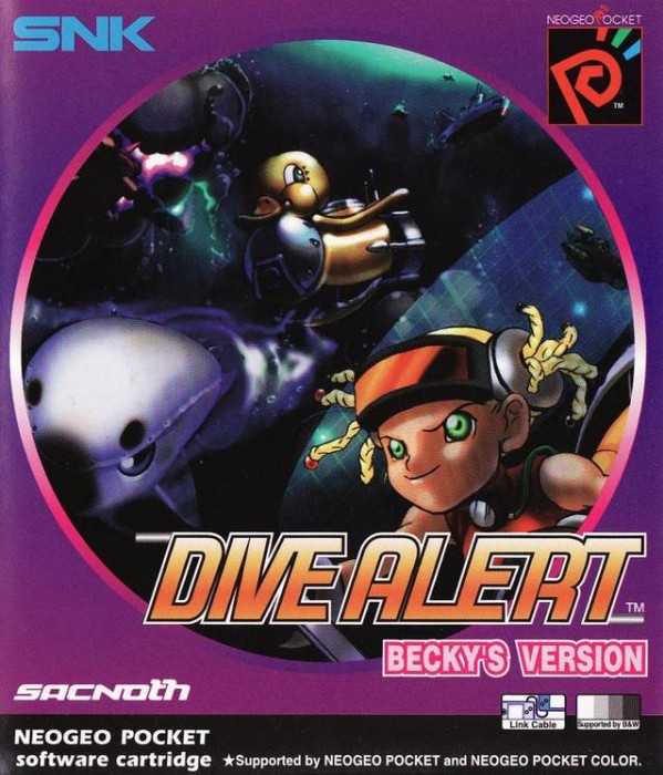 Front boxart of the game Dive Alert - Rebecca Version (Europe) on SNK NeoGeo Pocket