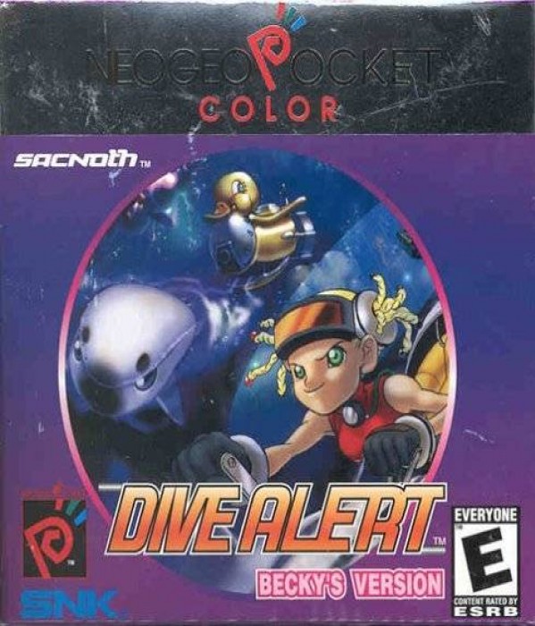 Front boxart of the game Dive Alert - Rebecca Version (United States) on SNK NeoGeo Pocket