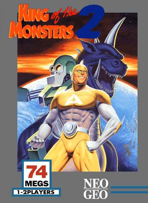 Front boxart of the game King of the Monsters 2 - The Next Thing on SNK NeoGeo