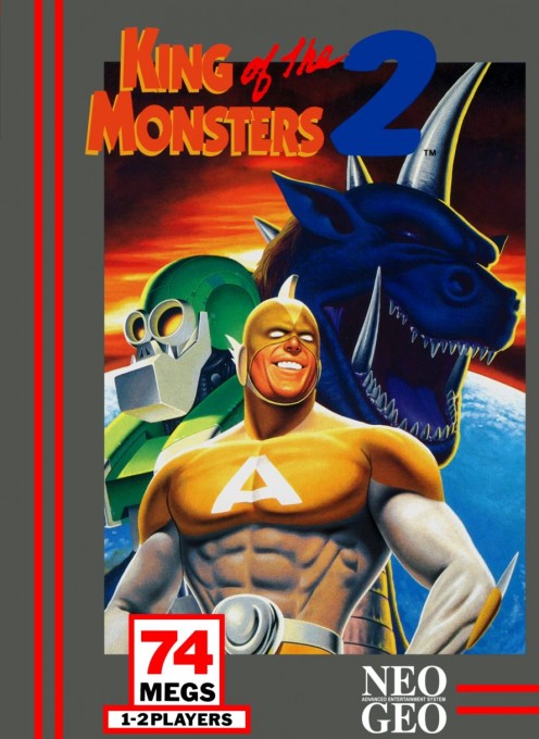 Front boxart of the game King of the Monsters 2 - The Next Thing (United States) on SNK NeoGeo