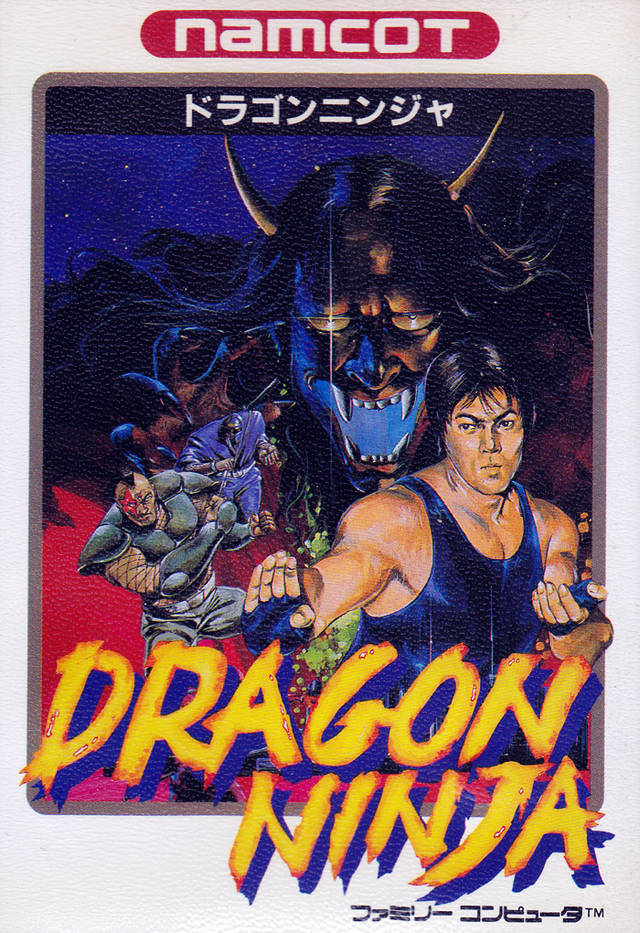Front boxart of the game Dragon Ninja (Japan) on Nintendo NES