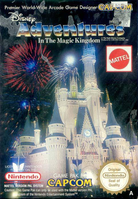 Front boxart of the game Adventures in the Magic Kingdom (Australia) on Nintendo NES