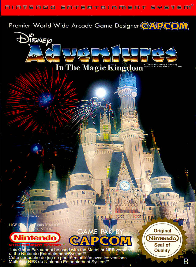 Front boxart of the game Adventures in the Magic Kingdom (Europe) on Nintendo NES