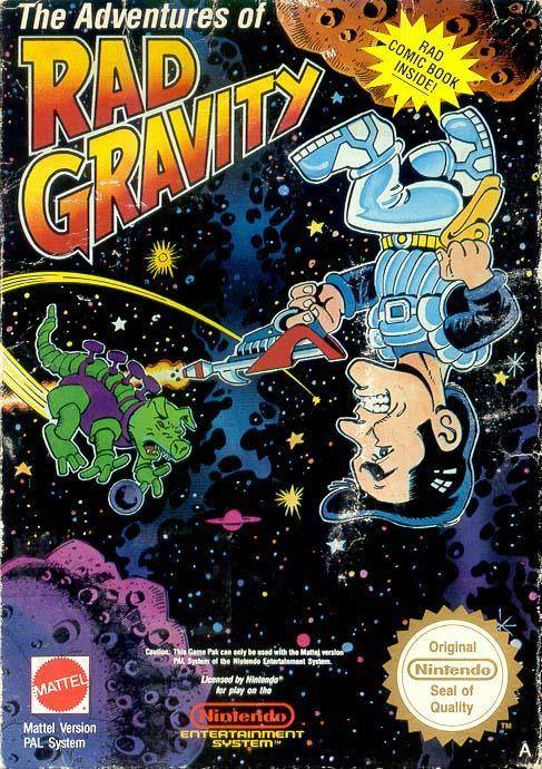 Front boxart of the game Adventures of Rad Gravity, The (Australia) on Nintendo NES