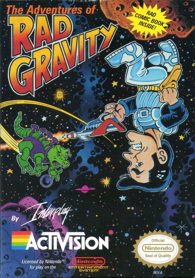 Front boxart of the game Adventures of Rad Gravity, The (United States) on Nintendo NES