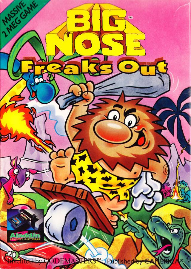 Front boxart of the game Big Nose Freaks Out (United States) on Nintendo NES