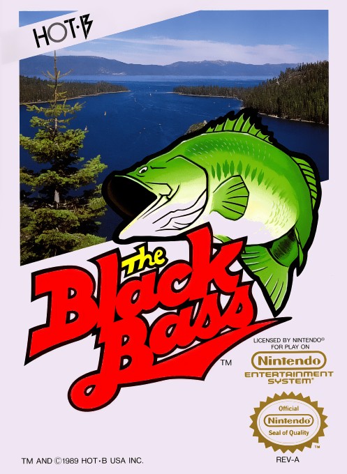 Front boxart of the game Black Bass, The (United States) on Nintendo NES