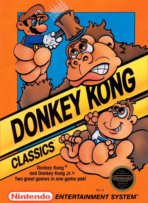 Front boxart of the game Donkey Kong Classics (United States) on Nintendo NES
